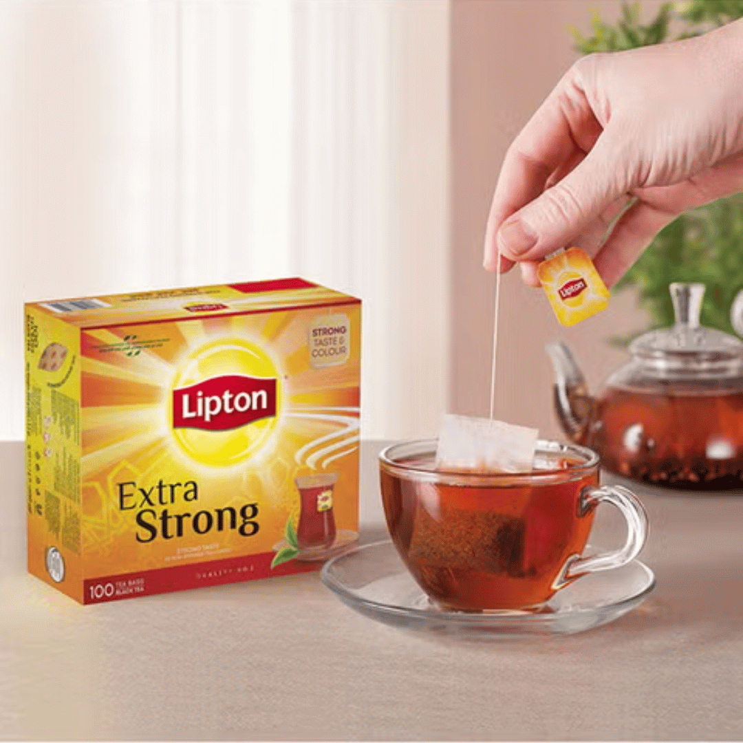 Lipton Black Tea Extra Strong, 100s