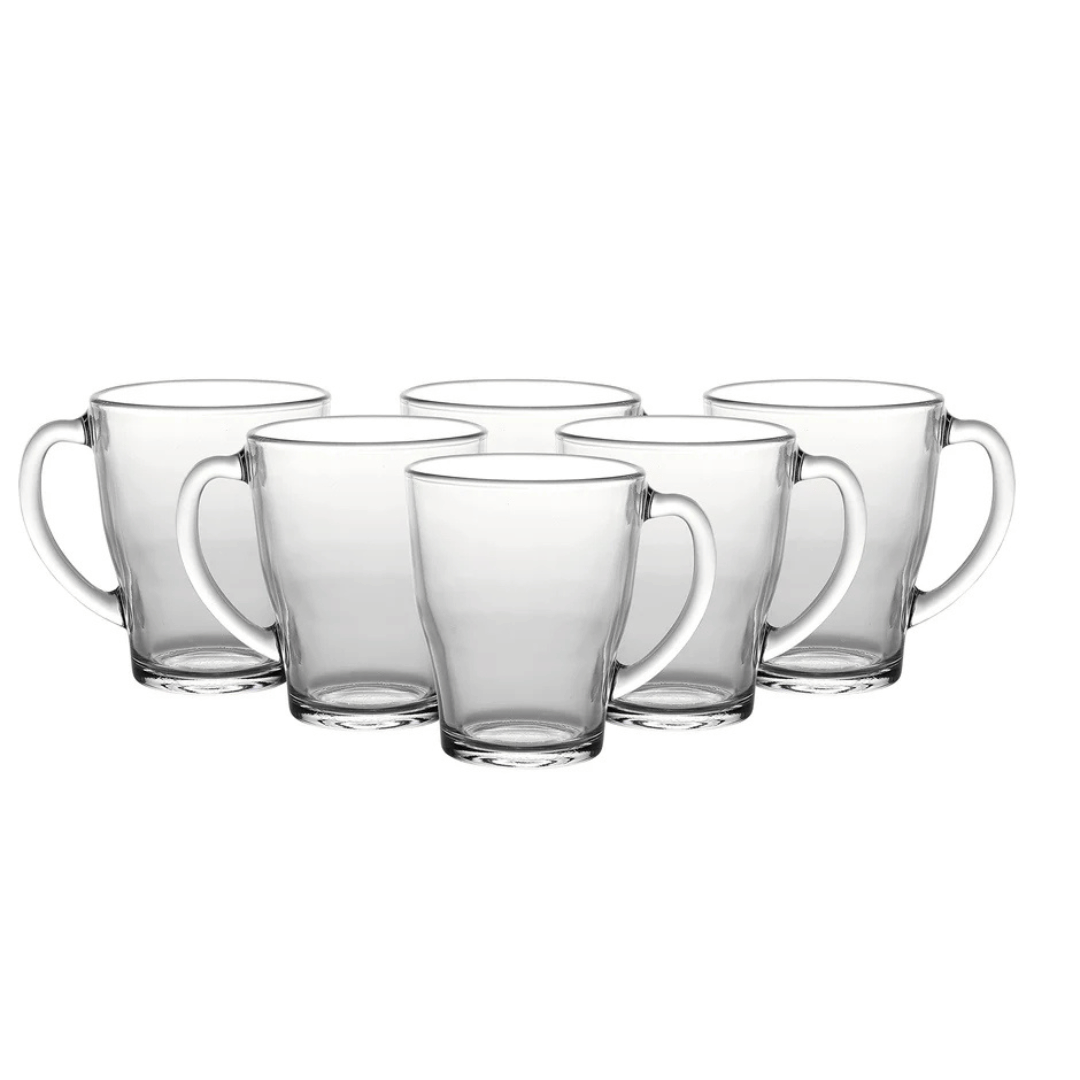 Duralex Set of 6 Cosy Clear Mugs 35cl