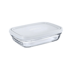 Duralex Clear Rectangular Freshbox 0.8L + Clear Lid