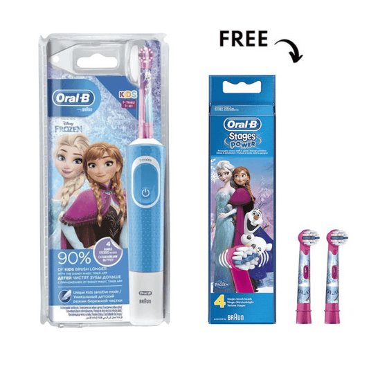 Oral-B Pro Frozen Electric Kids Brush D100.413.2K + Free Refill