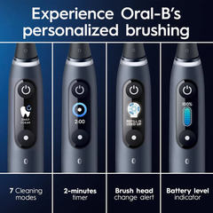 Oral-B iO Series 9 Black Rechargeable Electric Toothbrush iOM9.2B2.2AD
