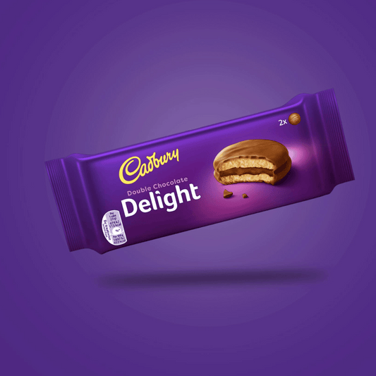 Cadbury Double Chocolate Delight Biscuits, 34g
