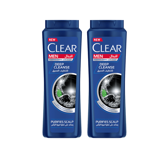 Clear Anti-Dandruff Shampoo Deep Cleanse 600ml, Pack of 2 @30% Off