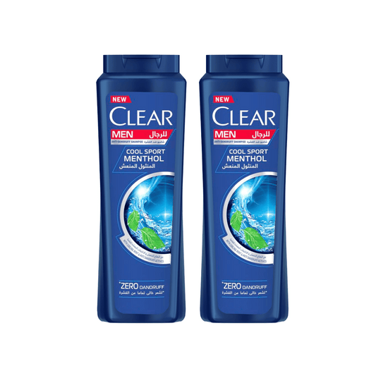 Clear Anti-Dandruff Shampoo Cool Sport Menthol 600ml, Pack of 2 @30% off