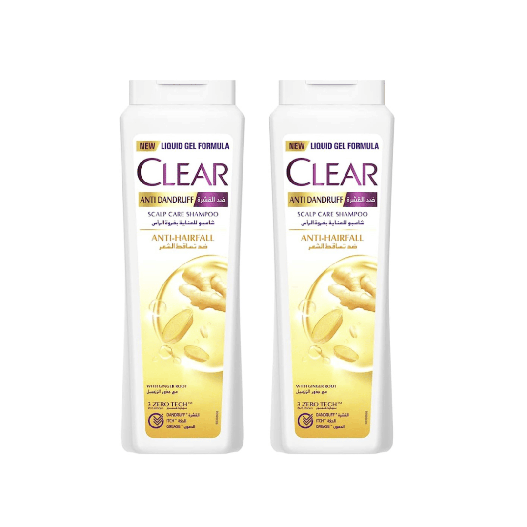 Clear Anti-Dandruff Shampoo Anti Hair Fall 600ml, Pack of 2 @ 20% OFF
