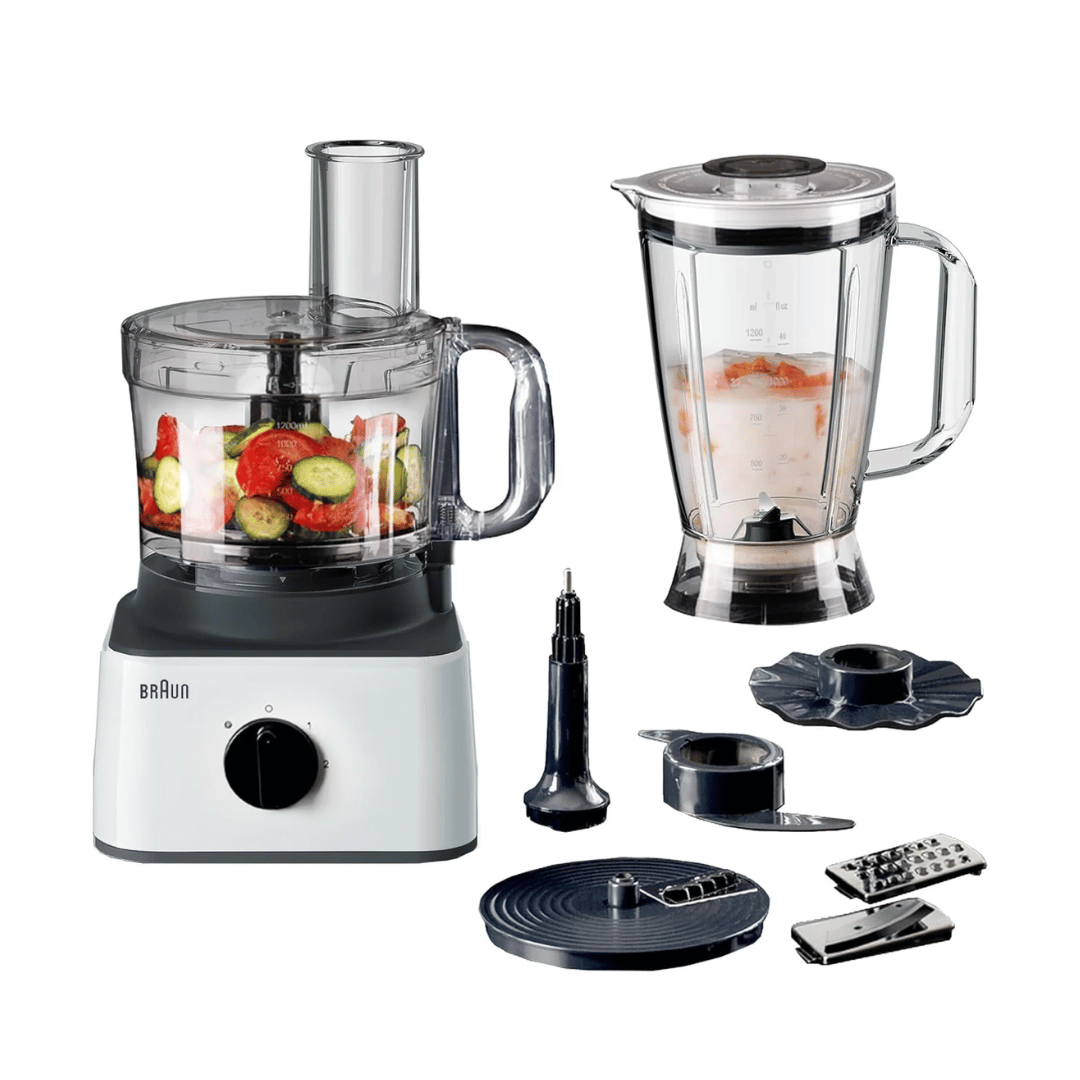 Braun PureEase 8in1 Food Processor White FP0132