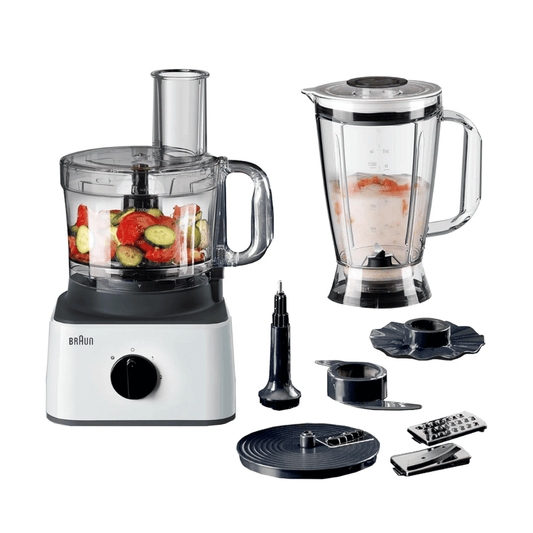 Braun PureEase 8in1 Food Processor White FP0132