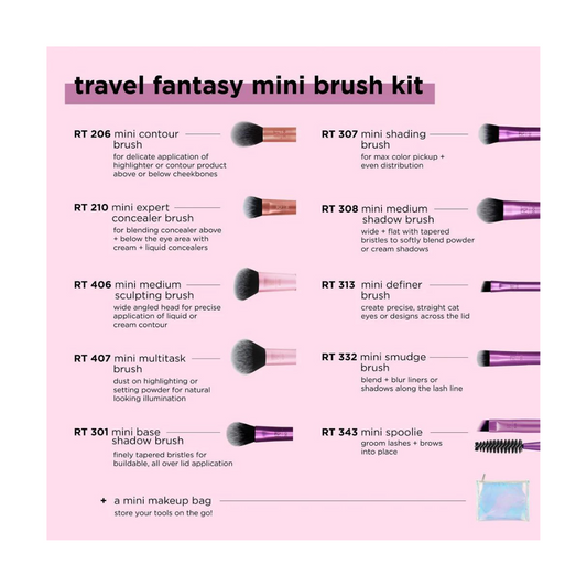 Real Techniques Travel Fantasy Mini Brush Kit