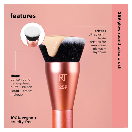 Real Techniques Face Glow Round Base Brush