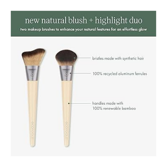 Eco Tools Natural Blush + Highlight Duo Kit