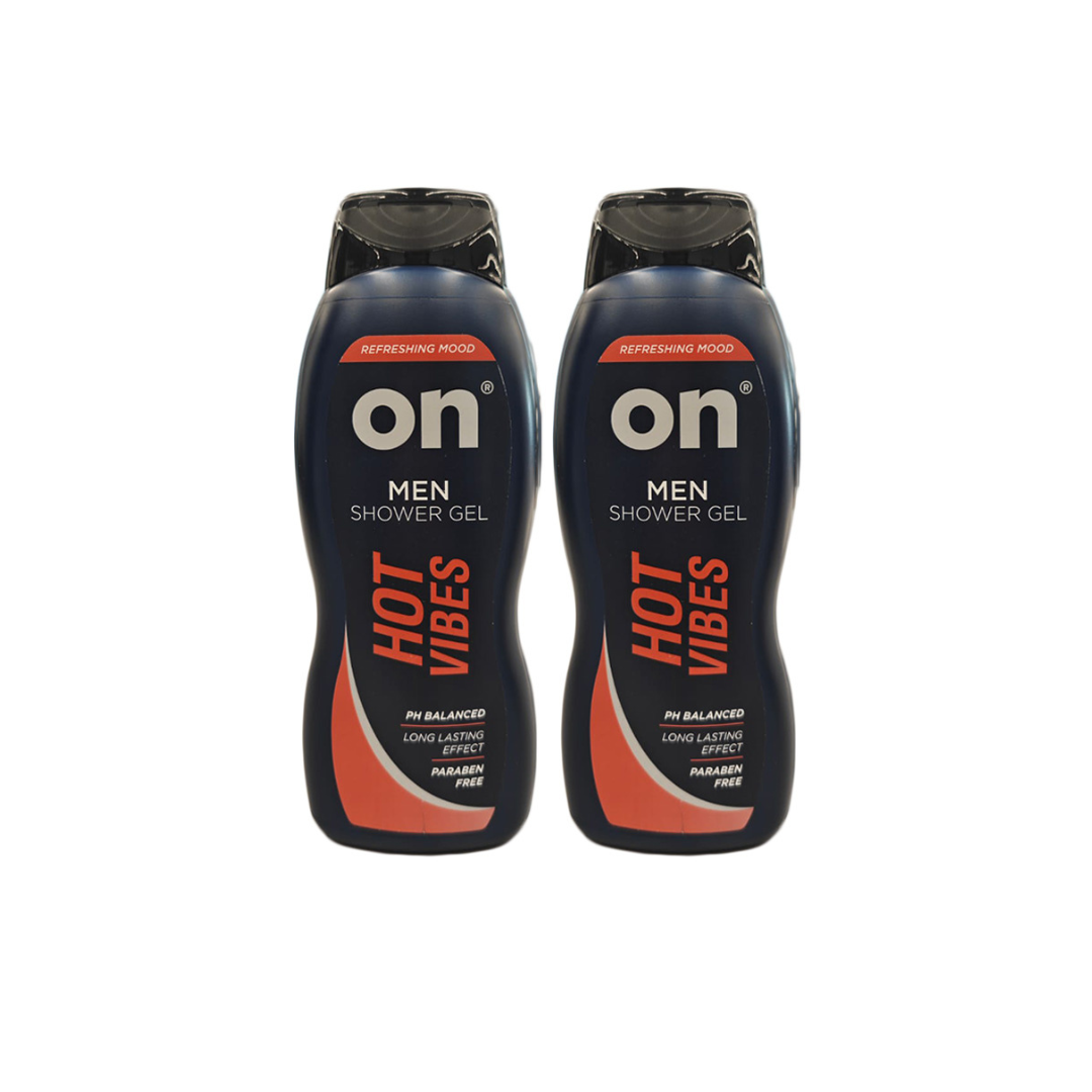On Shower Gel Men Hot Vibes 2x650ml, 20% OFF