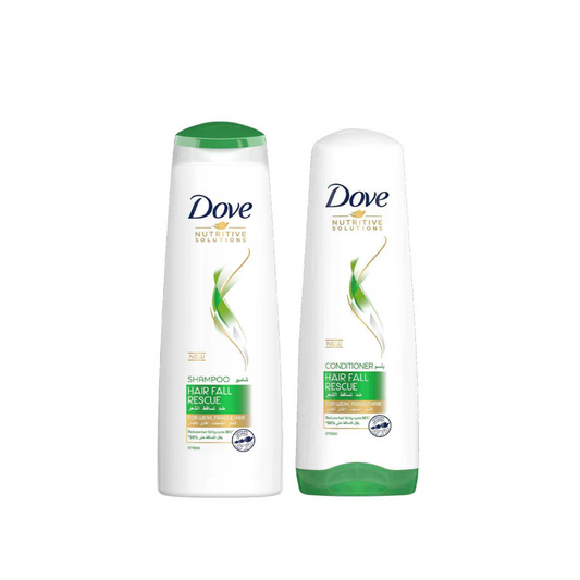 Dove Shampoo Hair Fall Rescue 400ml + Conditioner 350ml, 30% OFF