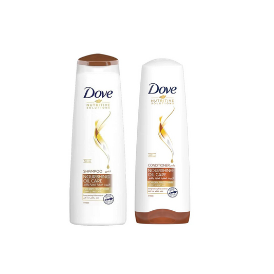 Dove Shampoo Nutri-Oil 400ml + Conditioner 350ml. 30% OFF
