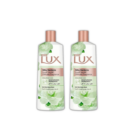 Lux Perfumed Body Wash Silk Gardenia 2x500ml, 15% OFF