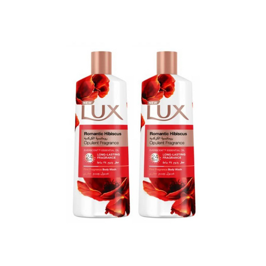 Lux Body Wash Romantic Hibiscus 2x500ml, 15% OFF