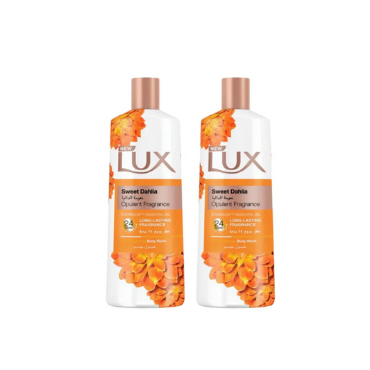 Lux Body Wash Sweet Dahlia 2x500ml, 15% OFF