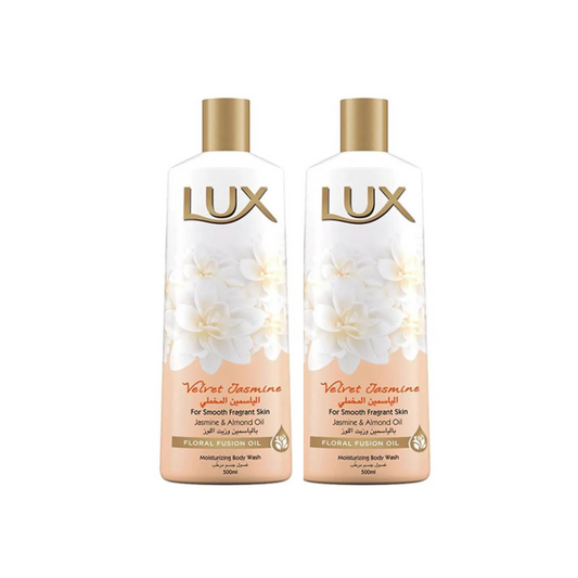 Lux Body Wash Velvet Jasmine 2x500ml, 15% OFF