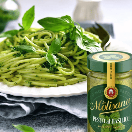 La Molisana Basil Pesto Sauce in Extra Virgin Olive Oil, 190g