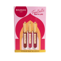 Bourjois Fantastic Matte Lips, 3 Rouge Velvet Ink Lipsticks