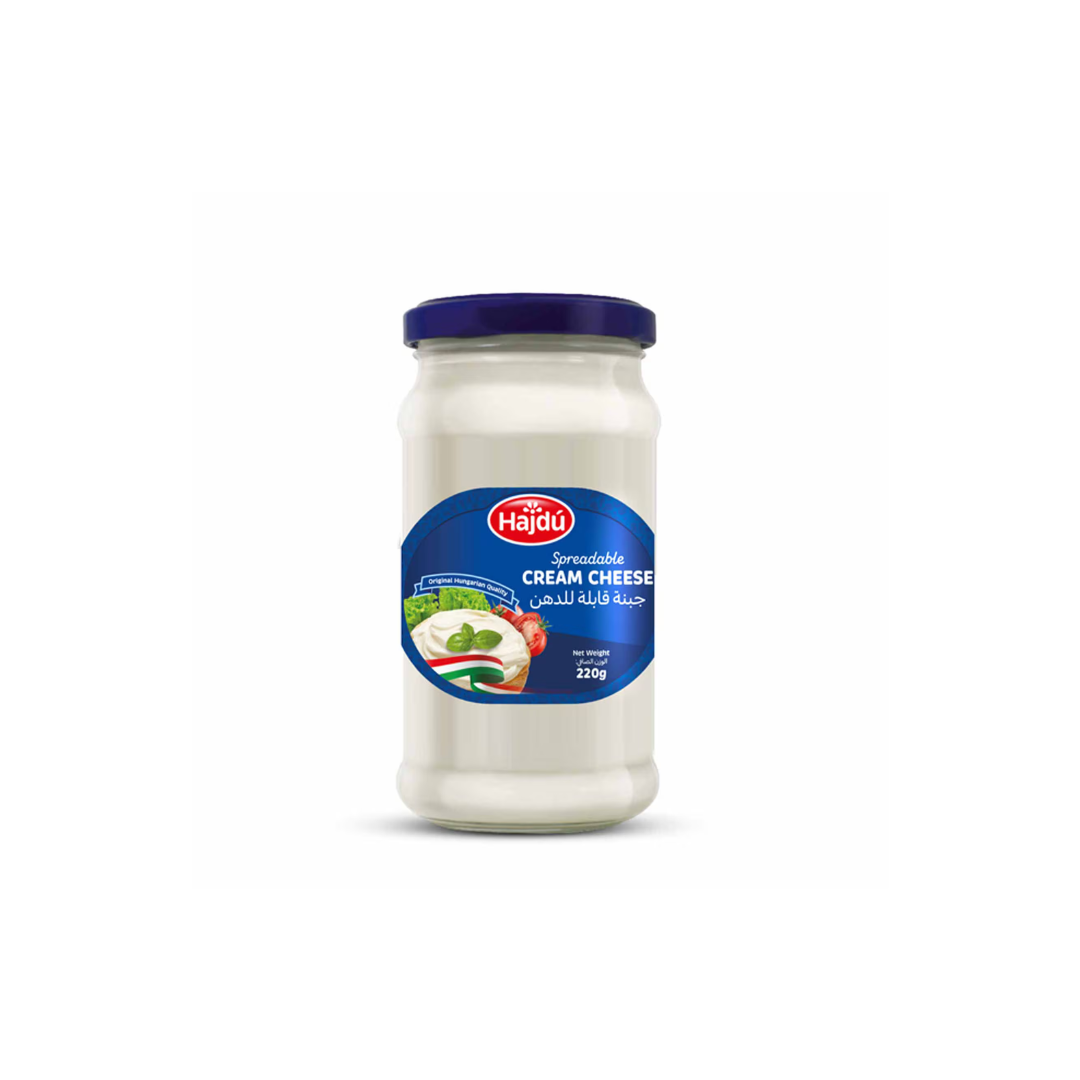 Hajdu Spreadable Cream Cheese In Jar 220g