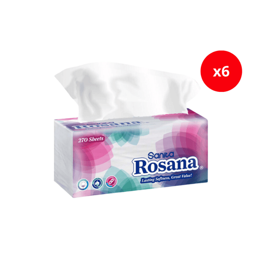 Rosana Facial Tissues x270 Sheets Pack of 6, Special Price