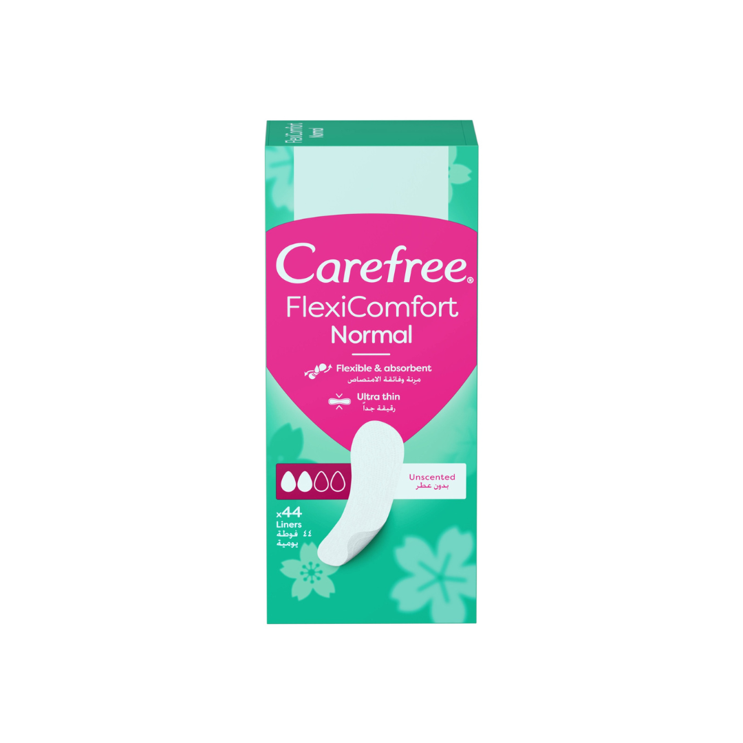 Carefree Examples Fattal Online - Buy Carefree Flexi Comfort Normal Unscented, 44s in Lebanon