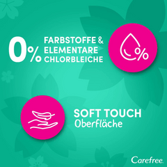 Carefree Flexi Comfort Normal Delicate Scent, 44s