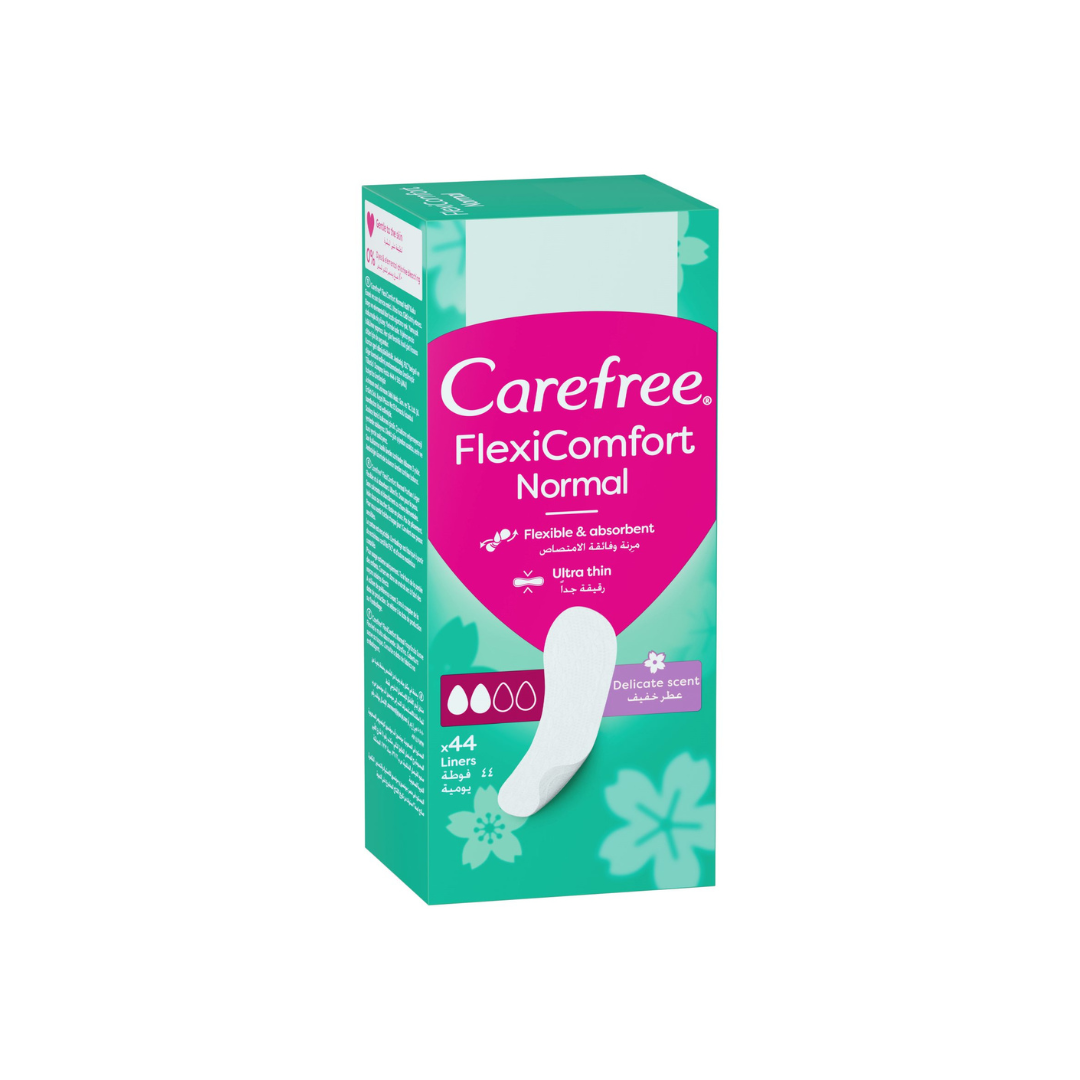 Carefree Flexi Comfort Normal Delicate Scent 44s