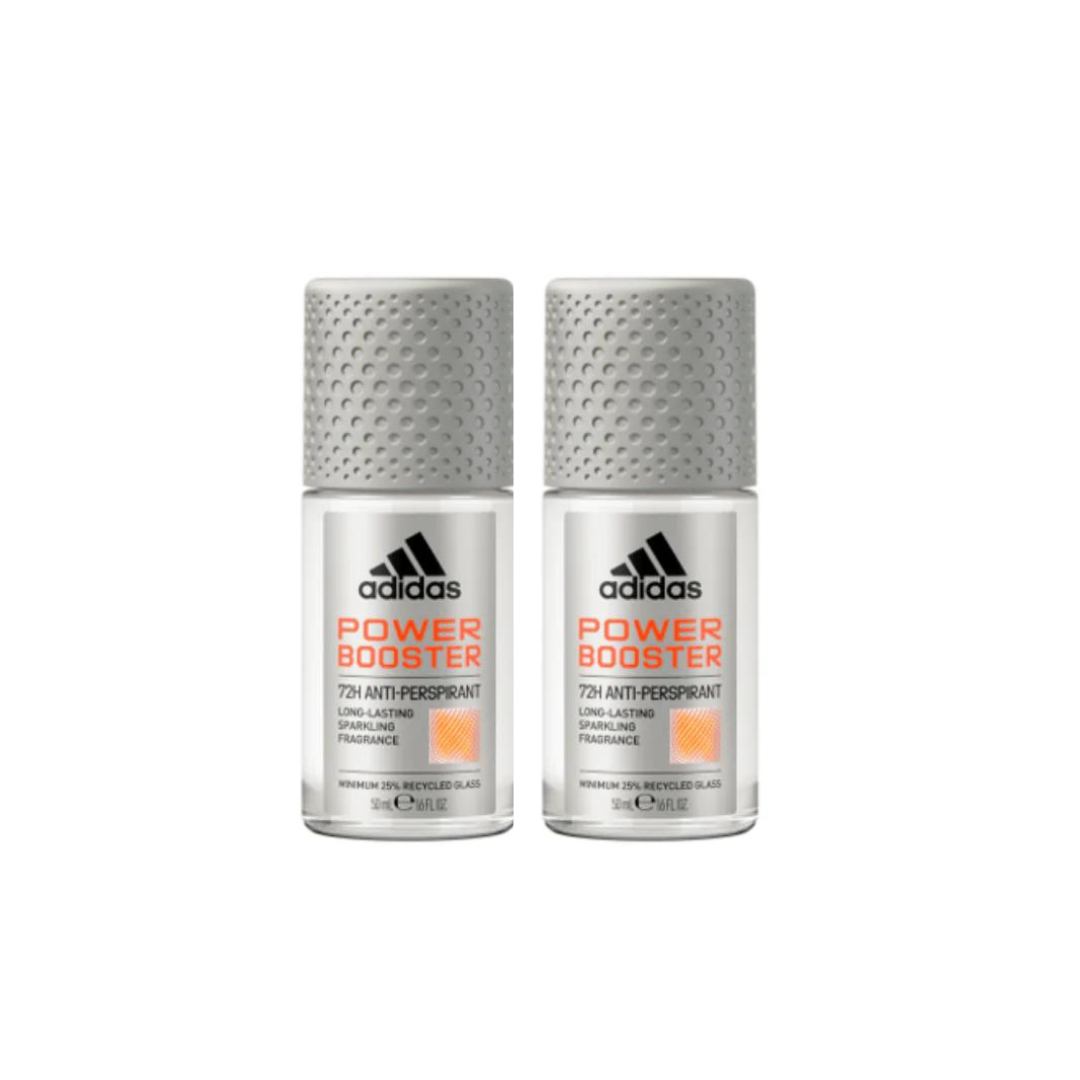 Adidas Roll On Men Power Booster 50ml, 2 @ 25% OFF