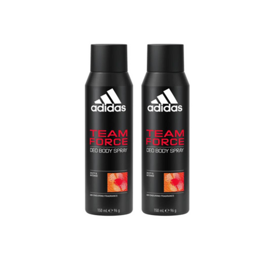 Adidas Deodorant Men Team Force 150ml, 2 @ 25% OFF