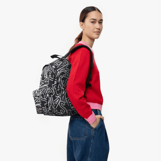 Eastpak Padded Pak'R Eastpak Letters Black, Medium, Laptop & Bottle Holder, EK6202O0