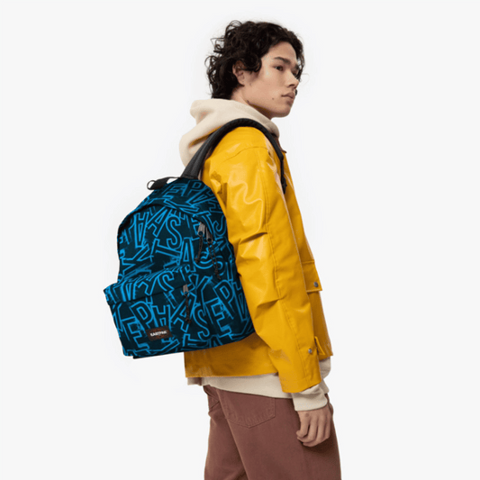 Eastpak Padded Pak'R Eastpak Letters Blue, Medium, Laptop & Bottle Holder, EK6202O1