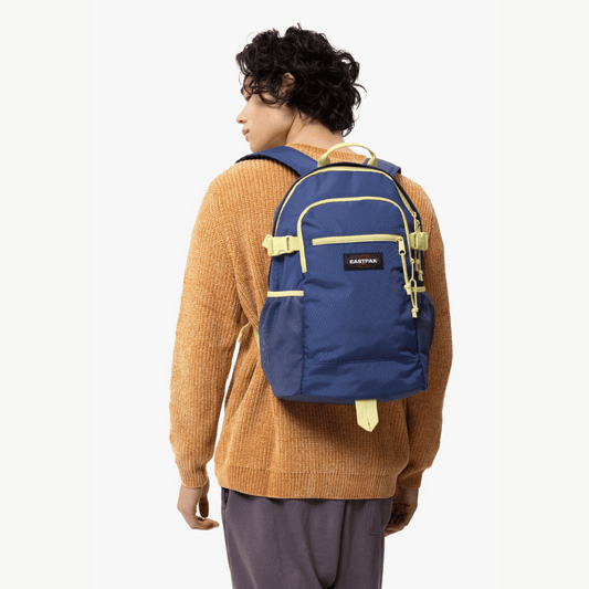 Eastpak Diren Powr Block Navy, Medium, Laptop & Bottle Holder, EKA5BA15O5
