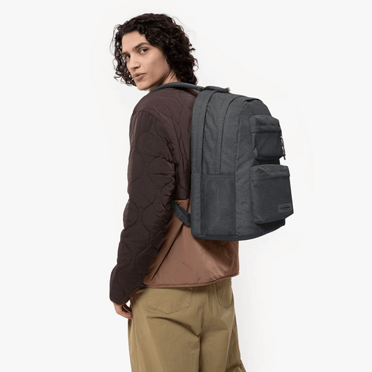 Eastpak Double Office Black Denim, Large, Laptop & Bottle Holder, EKA5BIS77H