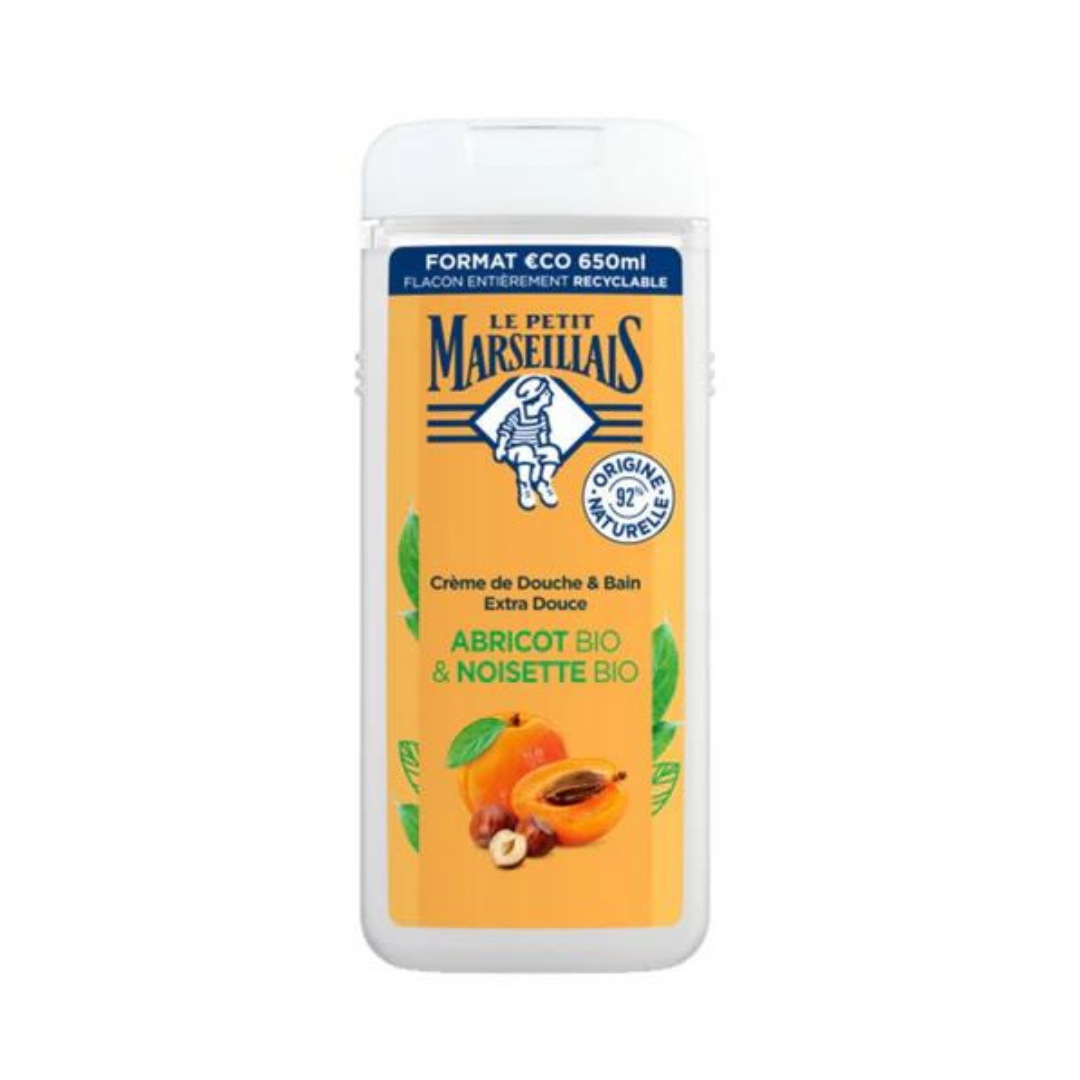 Le Petit Marseillais Shower Gel Apricot Hazelnut Bio 650ml