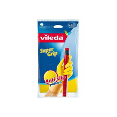 Vileda Gloves Super Grip, Anti Slip, M