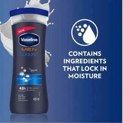 Vaseline Men Cooling Hydration Body Lotion 400ml