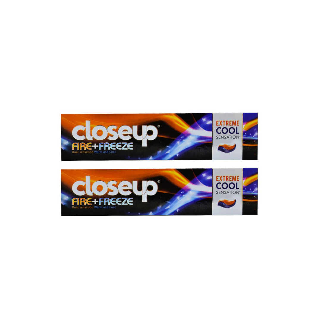 Closeup Toothpaste Fire Freeze 100ml, 2 @ 25% OFF