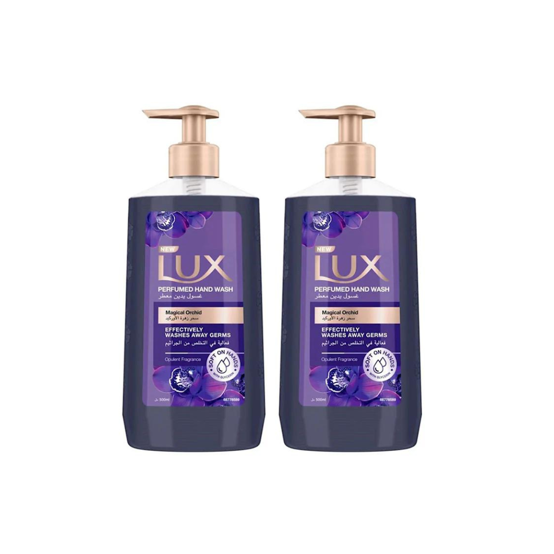 Lux Handwash Magical Orchid 500ml, 2 @ 15% OFF