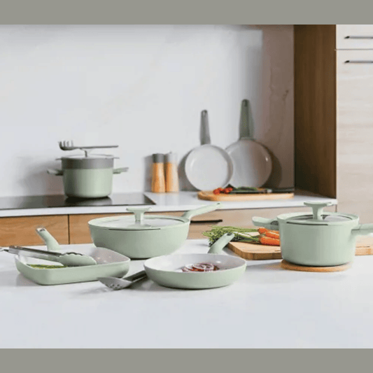 Berghoff Sauté Ceramic Pan Balance Moonmist 2-handle with Cover 26cm