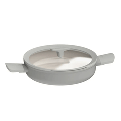 Berghoff Sauté Ceramic Pan Balance Moonmist 2-handle with Cover 26cm