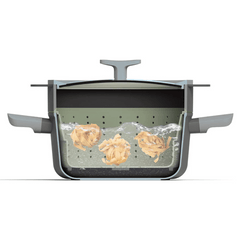 BergHoff 2 In 1 Steamer & Strainer Balance 24cm (Nylon) 3950476