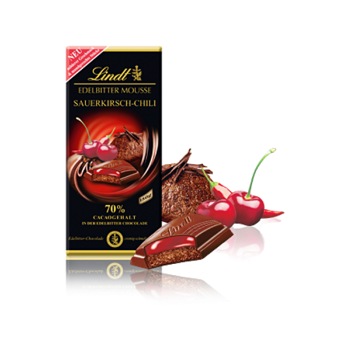 Lindt Creation Dark 70% Cherry Chilli Mousse Truffle 150g