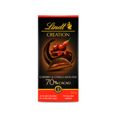 Lindt Creation Dark 70% Cherry Chilli Mousse Truffle 150g