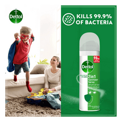 Dettol 2in1 Sanitizer Spray With Aloe Vera 90ml