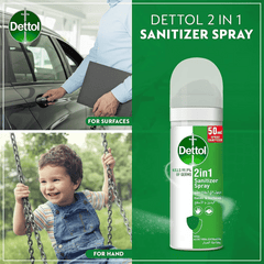 Dettol 2in1 Sanitizer Spray With Aloe Vera 90ml