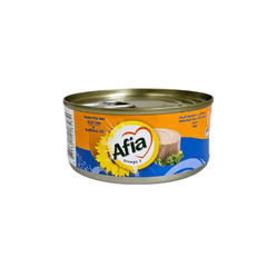 Afia Tuna White Tongol Solid In Sunflower Oil 160g