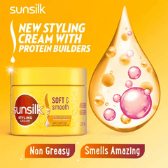 Sunsilk Hair Natural Styling Cream Soft&Smooth Frizz Free 275ml