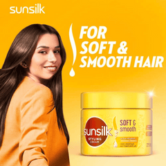 Sunsilk Hair Natural Styling Cream Soft&Smooth Frizz Free 275ml