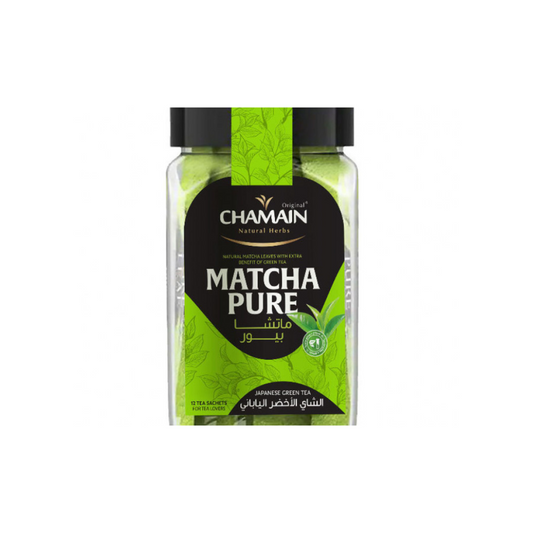 Chamain Jar Matcha Pure Japanese Green Tea 12S